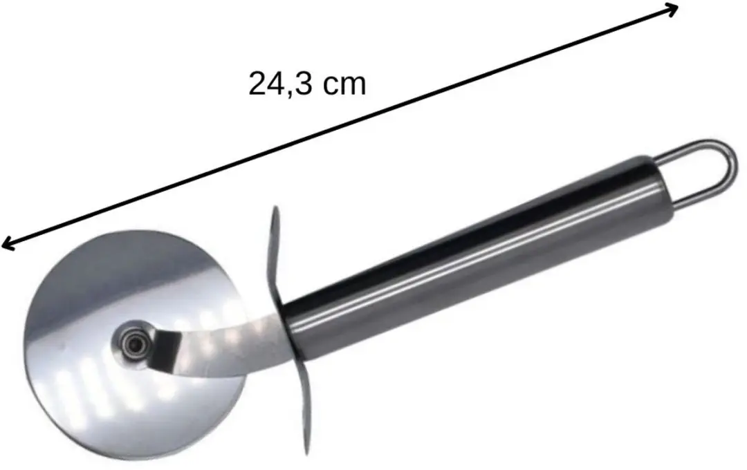 Fackelmann Elemental Pizzaroller 24cm - Grijs