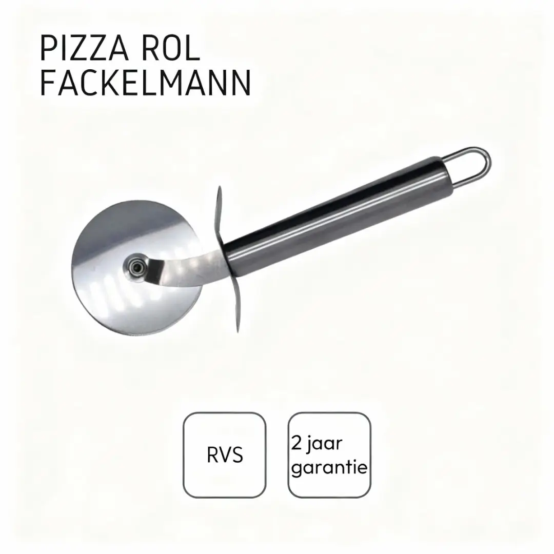 Fackelmann Elemental Pizzaroller 24cm - Grijs
