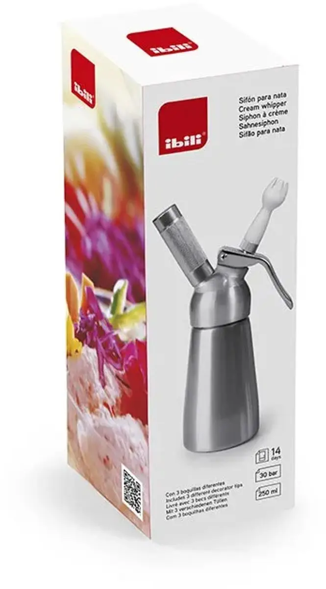Ibili Slagroomspuit 1L