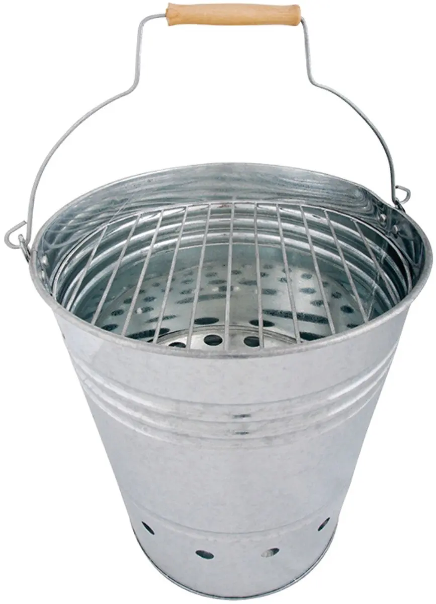 Esschert Design BBQ Emmer Houtskoolbarbecue - Zilver