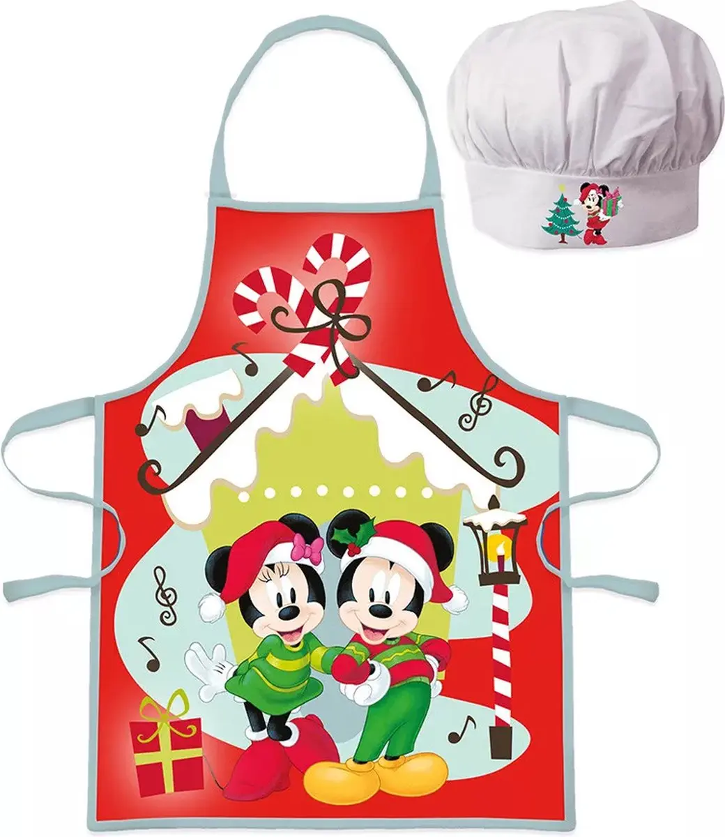 Disney Minnie Kerst Schortset