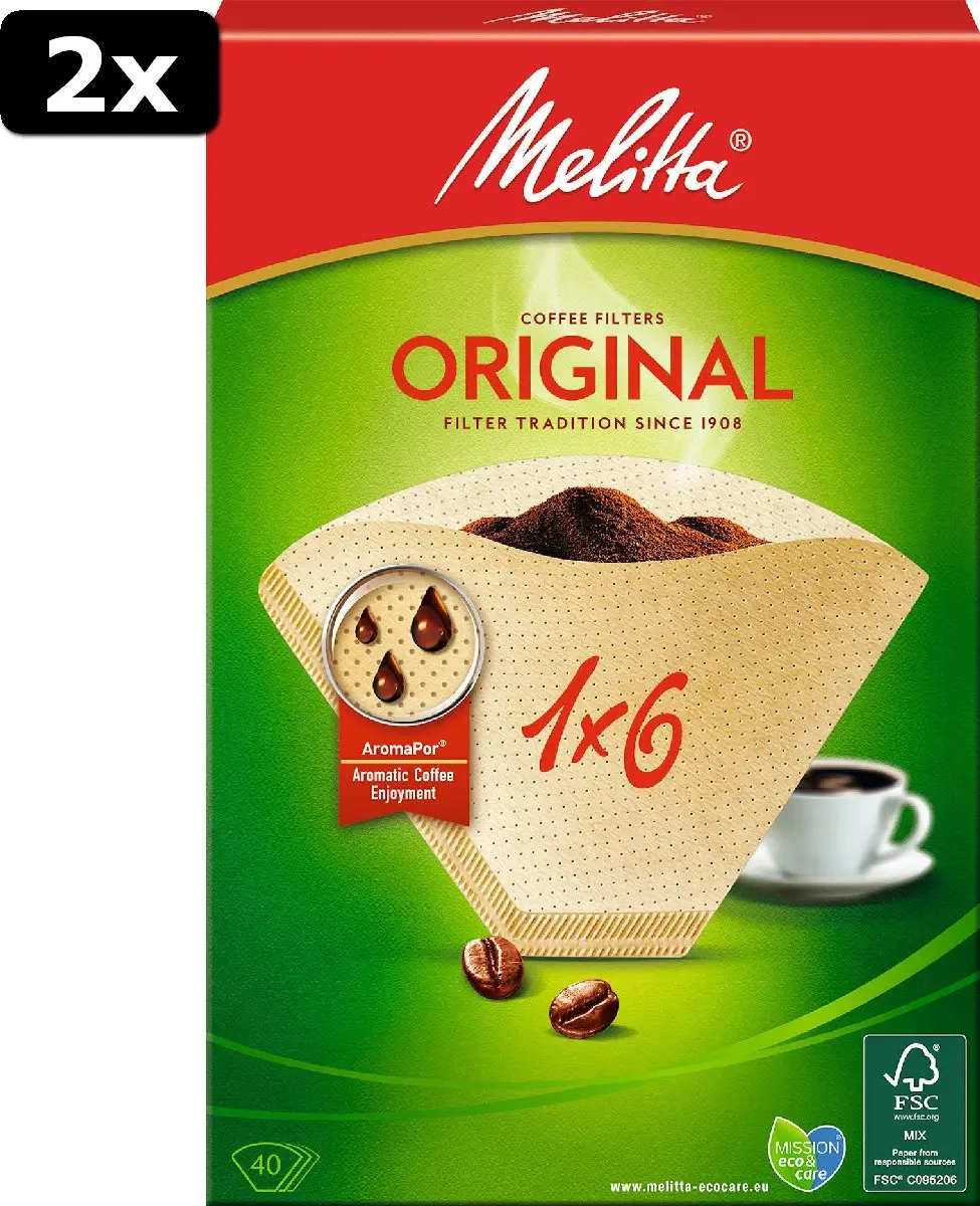 Melitta Classic Filterzakjes 1x6/40