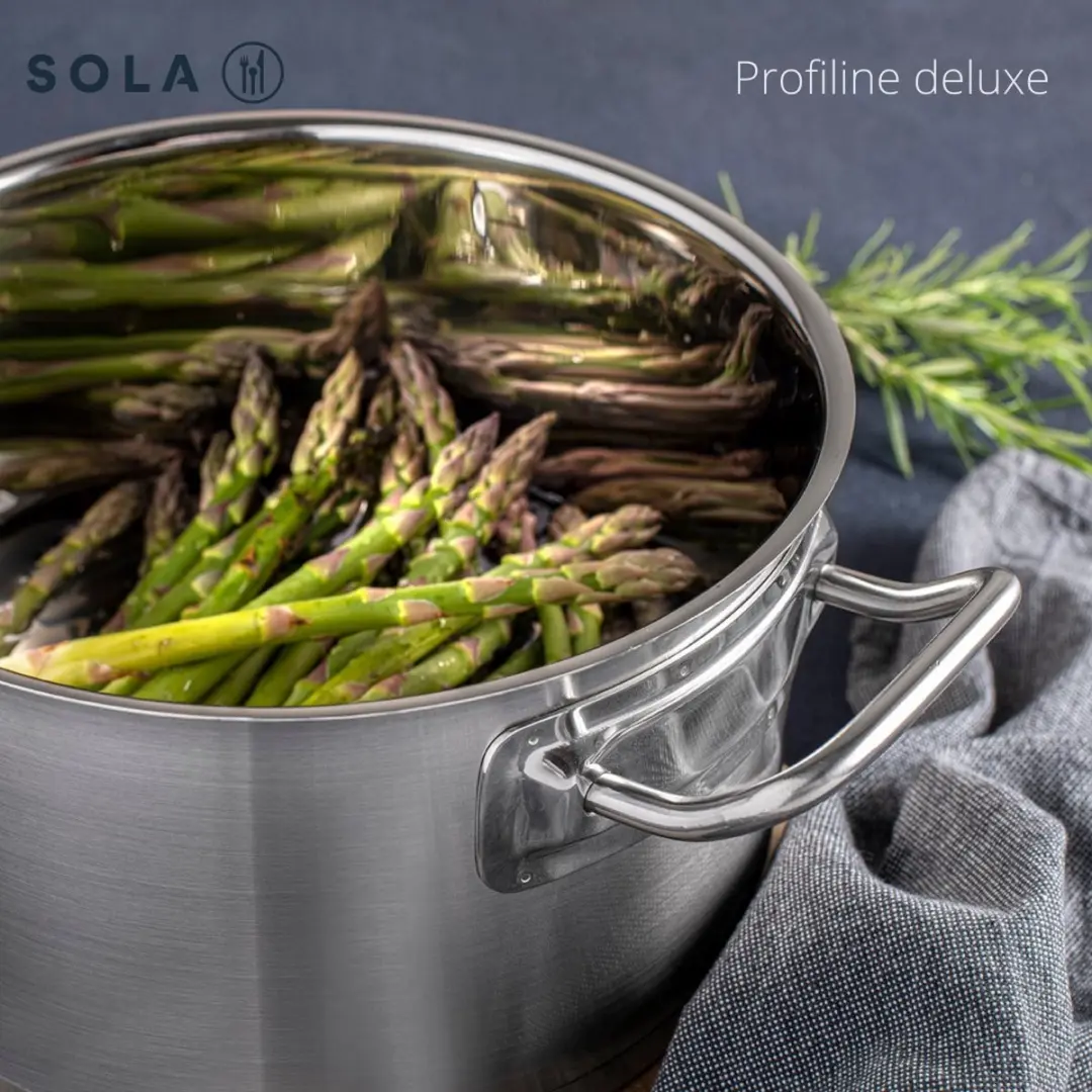Sola Profiline Kookpan 20cm - 3L - Zilver