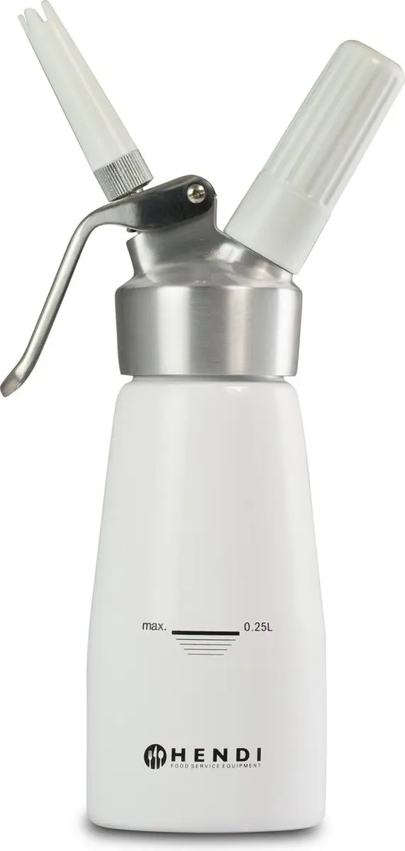 Hendi Slagroomapparaat 0,25L
