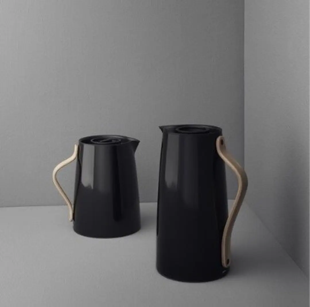 Stelton Emma Theekan met filter 1L - Zwart