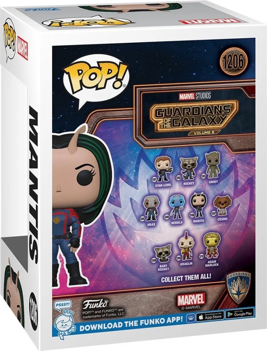 Funko Marvel POP! Vol. 3 Mantis - 9cm Verzamelfiguur - Multicolor