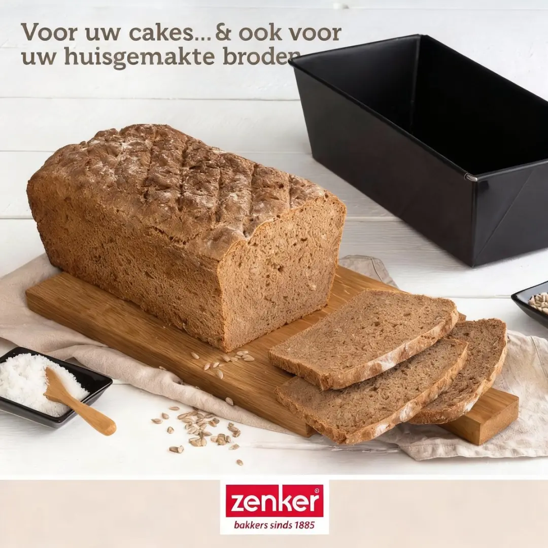 Zenker Pure Cakevorm 25cm - Zwart