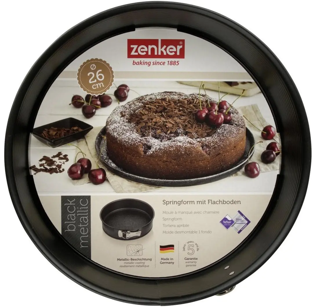 Zenker Springvorm 26cm - Zwart