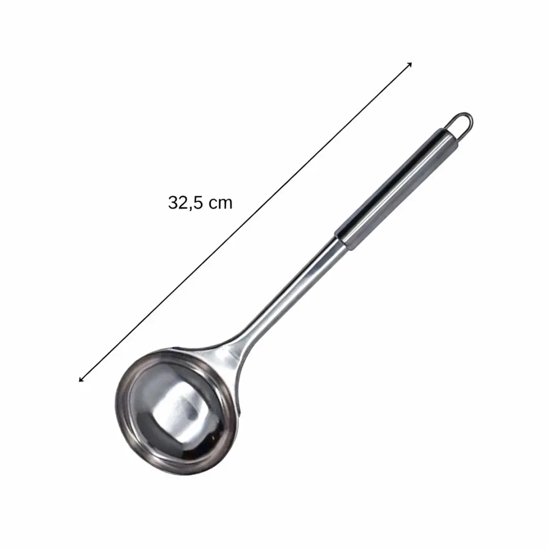 Fackelmann Pollepel Elemental 32cm - Roestvrij staal