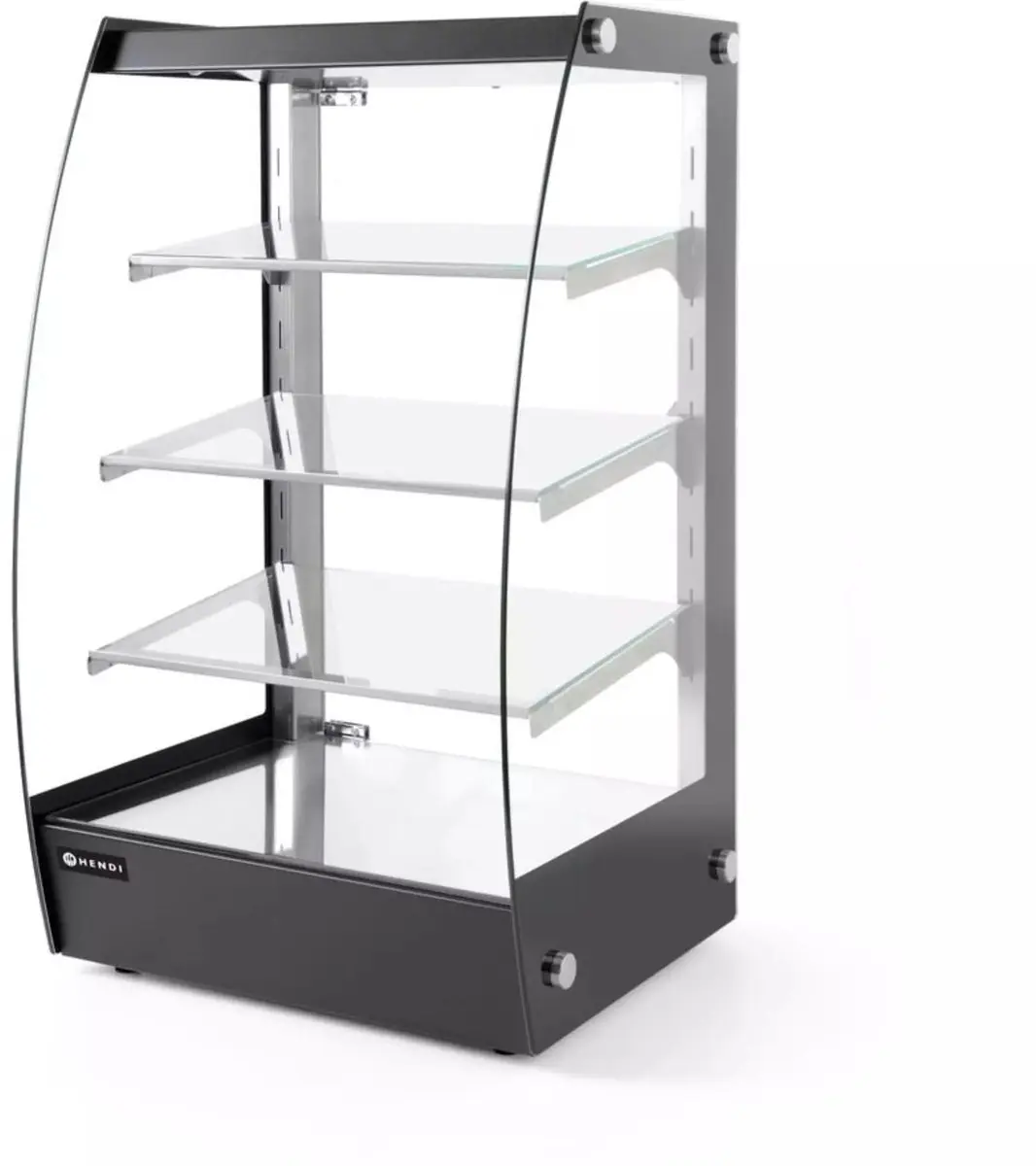 Hendi Open Toonbankvitrine 75L - Zwart - afbeelding 6 van 6