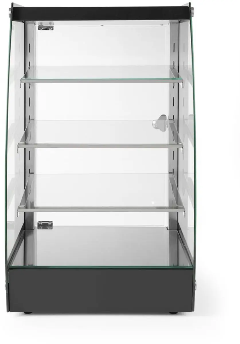 Hendi Open Toonbankvitrine 75L - Zwart