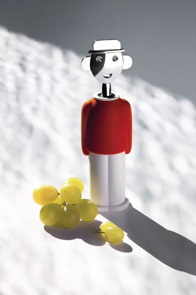 Alessi Alessandro Kurkentrekker Anna G. AM23 - Geel/Zwart
