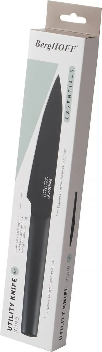 BergHOFF Essentials Kuro Universeel Mes 13cm - Zwart