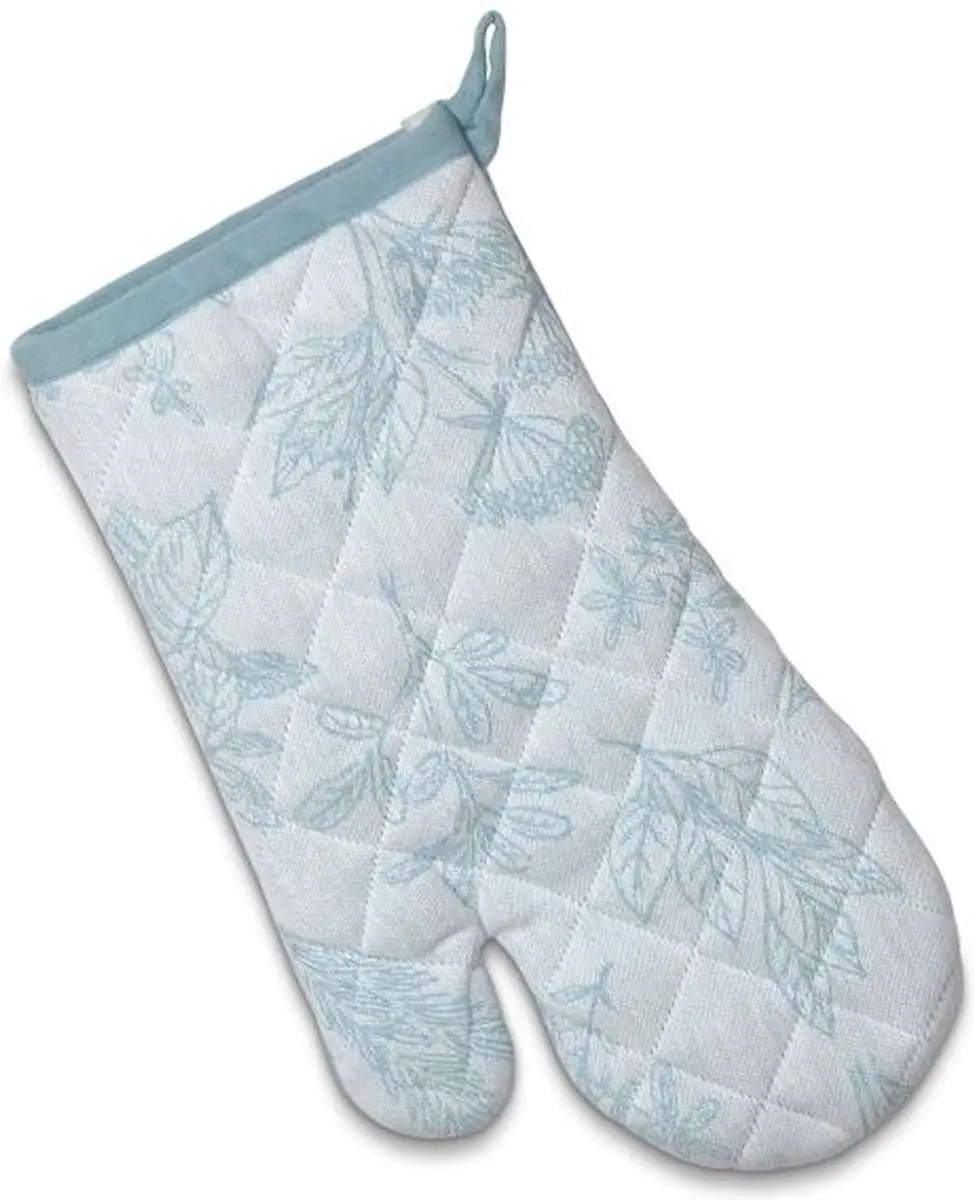 Kela Ovenwanten Set 4 Stuks - IJsblauw - 31x18cm