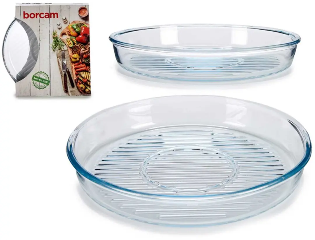 Pasabahce Ovenschaal Rond 32cm Glas