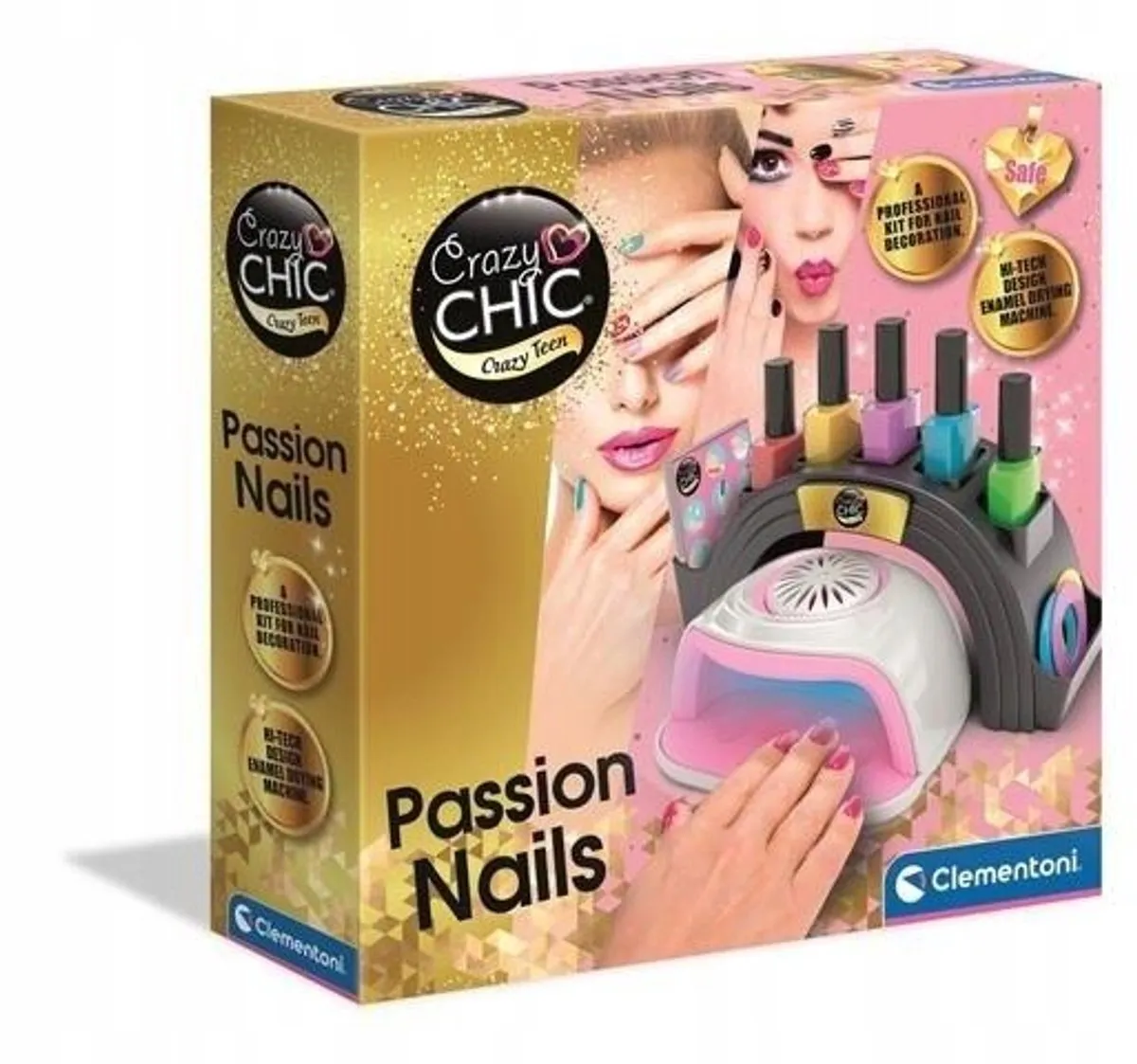 Clementoni Crazy Chic Nagelstudio Set - Nageldroger