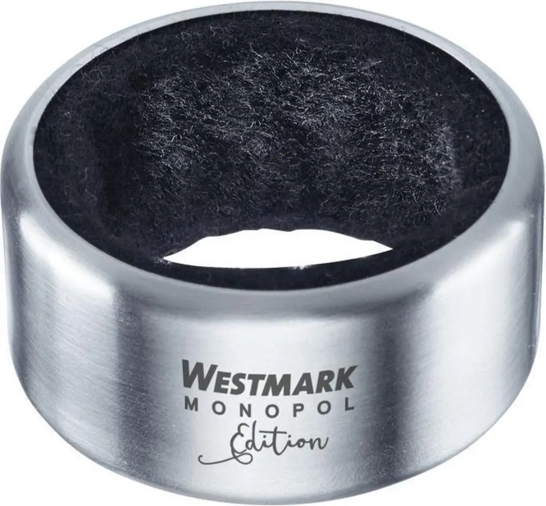 Westmark Alessio Druppelringen 2 Stuks - Monopol Edition - Zilver/Zwart
