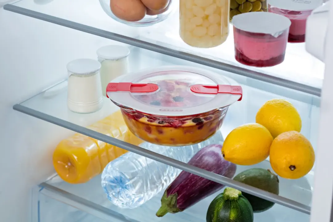 PYREX Cook & Heat Voedselcontainer Rond 14x12cm - Glas - 0,35L