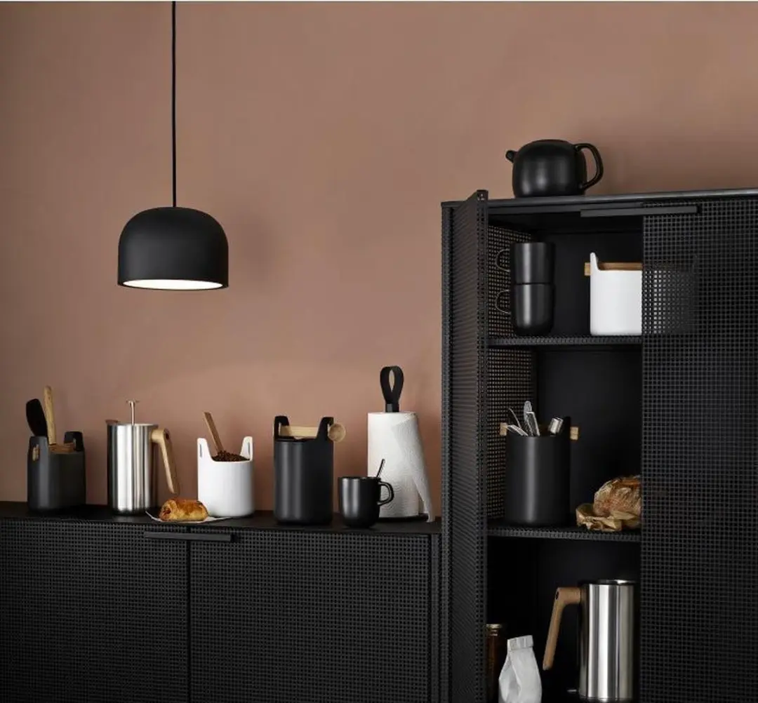 Eva Solo Nordic Kitchen Organiser Keramiek - 11,8x11,8x20cm - Zwart