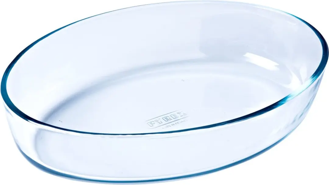 PYREX Ovenschalen Set 2-delig - Ovaal & Rechthoek met Grepen - Transparant