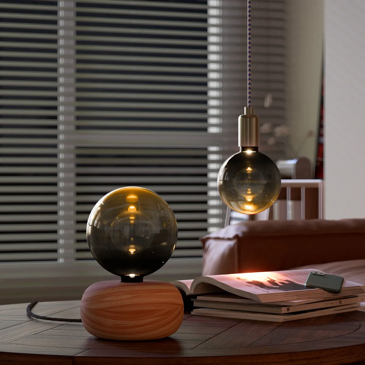 Calex Inception Kalmar LED Lamp E27 3W - Dimbaar - Warm wit - Ø20cm