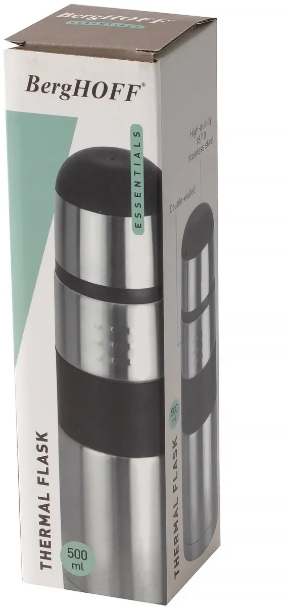 BergHOFF Thermosfles 1100184 - 0,50L - Zwart - afbeelding 6 van 6