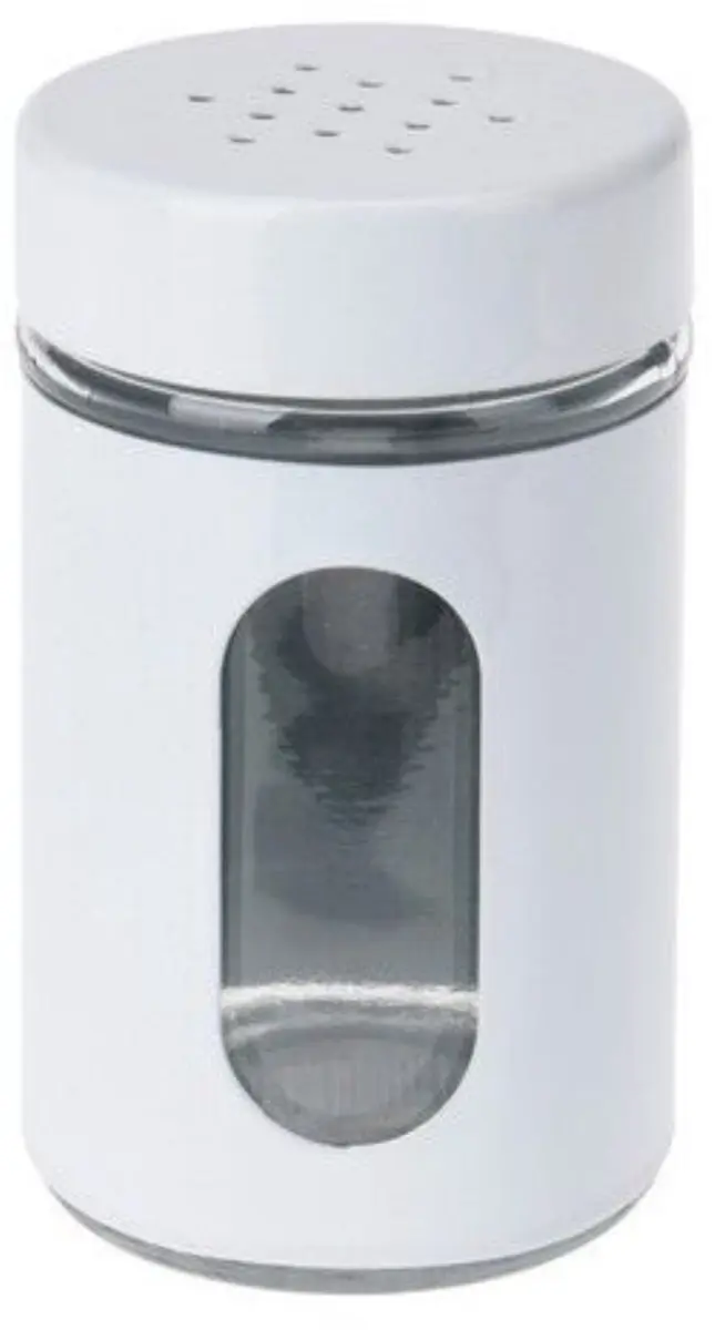 Excellent Houseware Peper- en Zoutstrooier Set - 94ml - Wit & Zilver