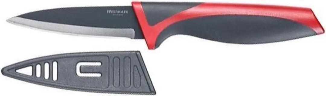 Westmark Schilmes 8 cm - Lemmet roestvrij staal - Antraciet/Rood