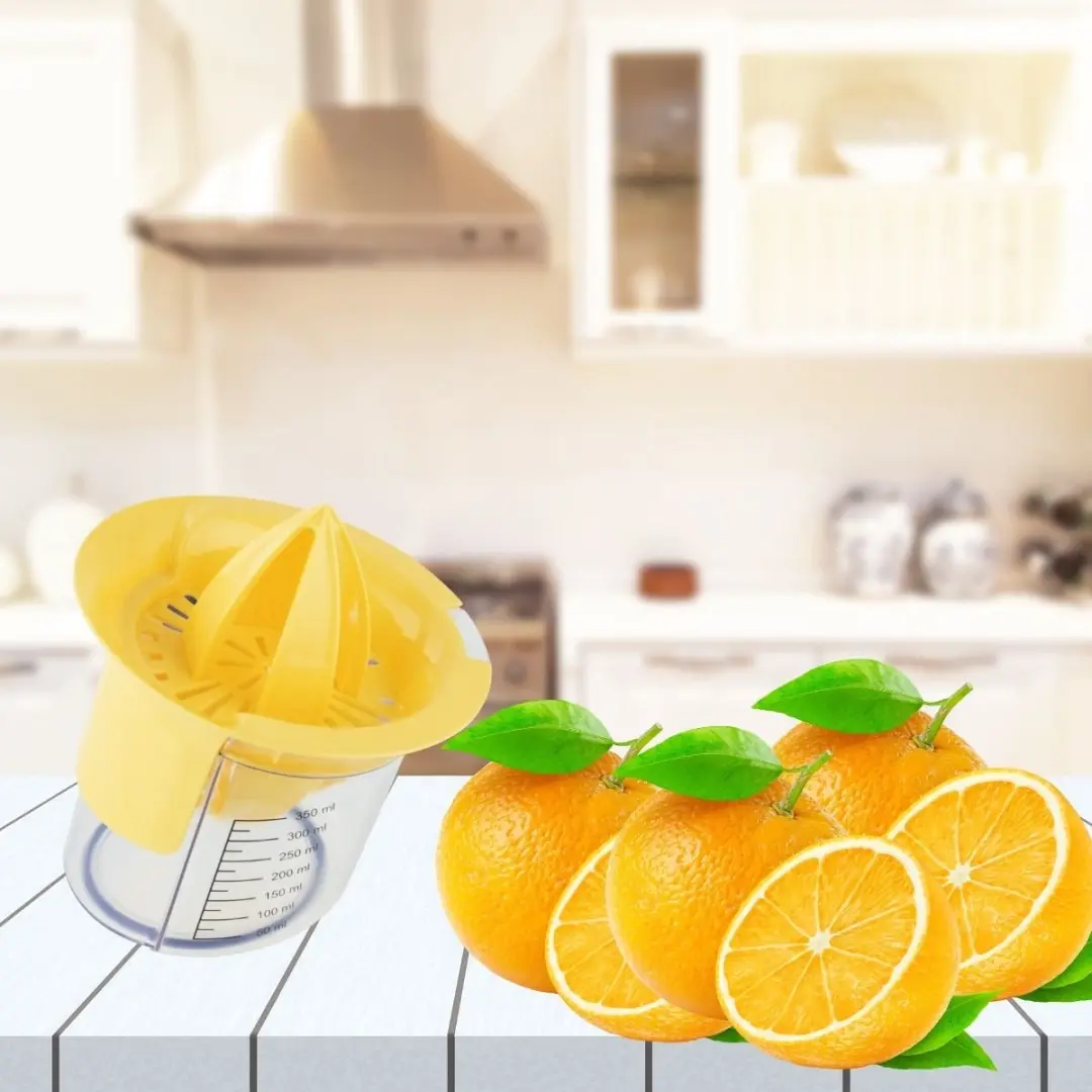 Fackelmann Colors Edition Citruspers - Geel/Transparant 12,5cm