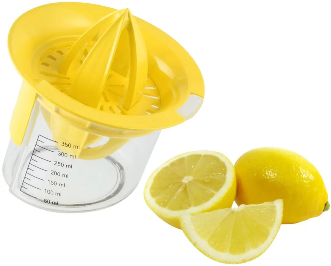 Fackelmann Colors Edition Citruspers - Geel/Transparant 12,5cm - afbeelding 6 van 6