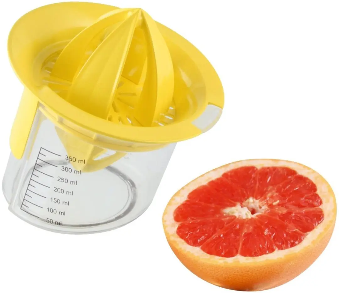 Fackelmann Colors Edition Citruspers - Geel/Transparant 12,5cm