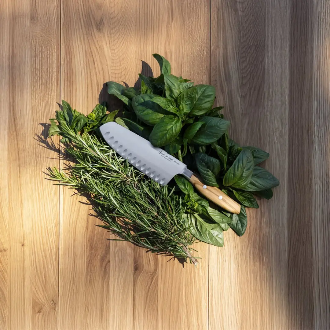 Wusthof Amici Santoku 17cm - Bruin