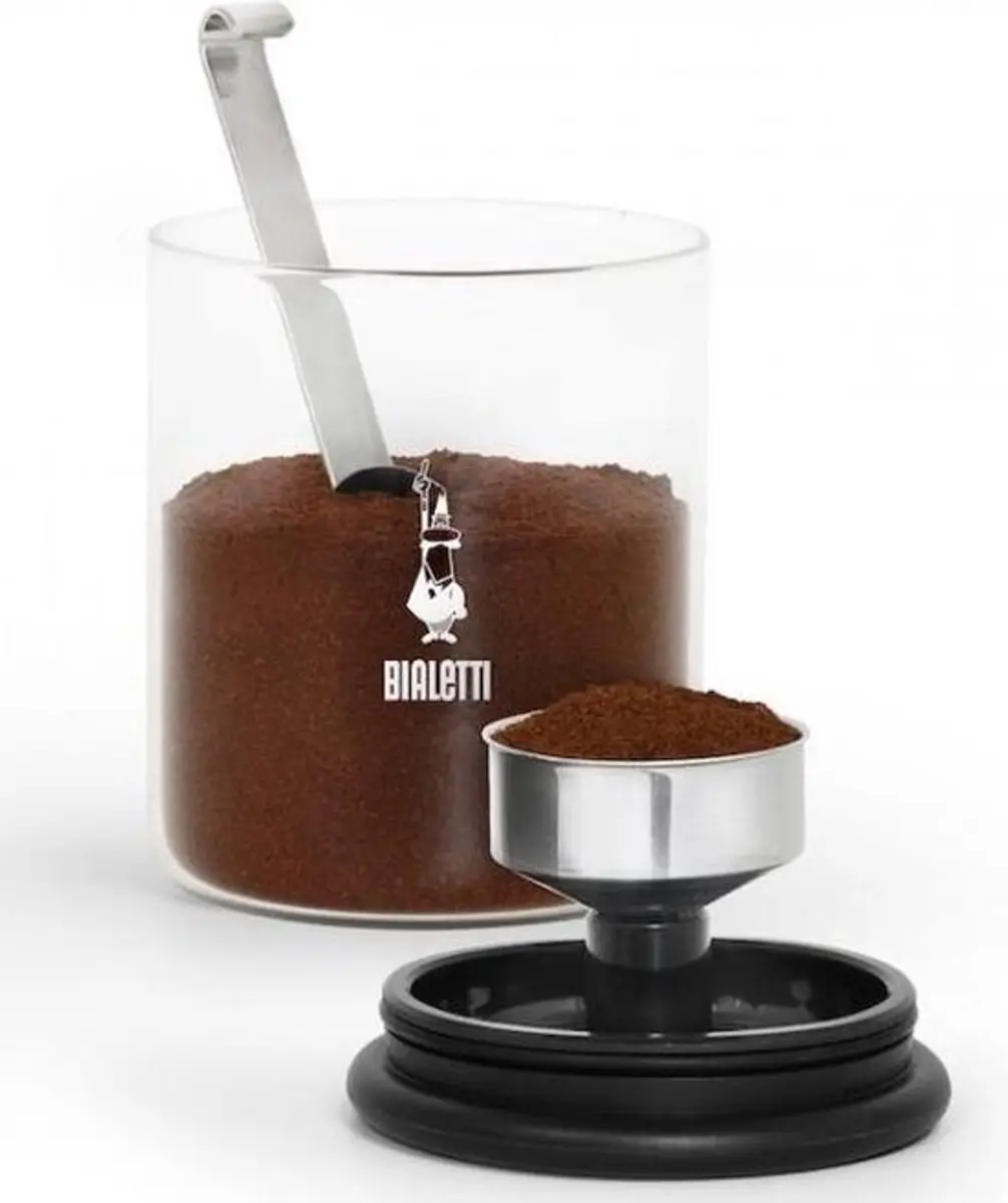 Bialetti Koffievoorraadbus DCDESIGN07 - 250g - Zwart