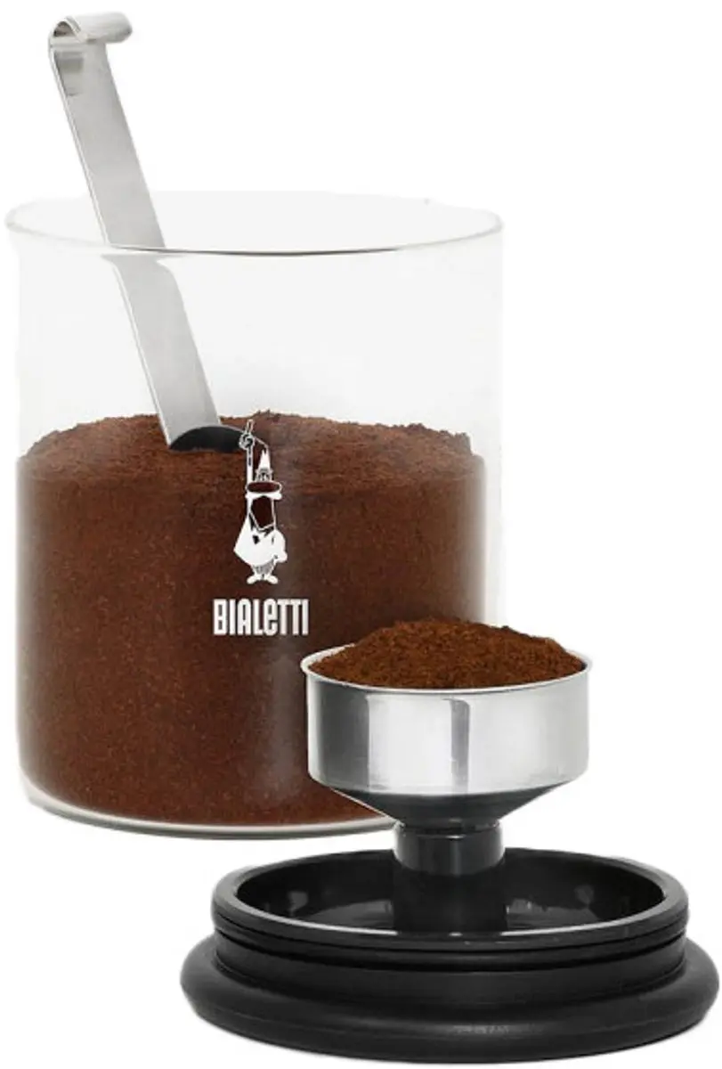 Bialetti Koffievoorraadbus DCDESIGN07 - 250g - Zwart
