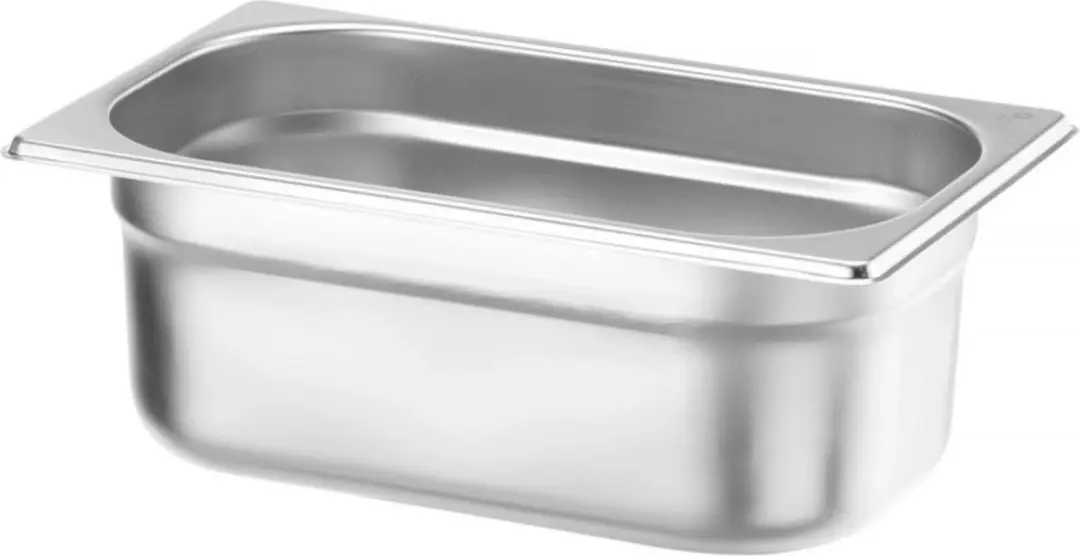 HENDI GN-Container 1/4 2,8L - Roestvrij staal - 265x162x100mm