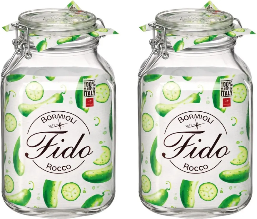 Bormioli Rocco Weckpot Fido Vierkant 3L