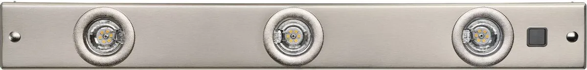 EGLO Kob LED Onderbouwarmatuur -  60 cm - 3 Lichts - Nikkel-Mat