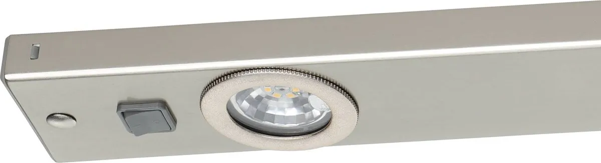 EGLO Kob LED Onderbouwarmatuur -  60 cm - 3 Lichts - Nikkel-Mat