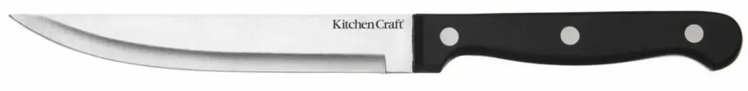 KitchenCraft Messenset 5 Messen - Zwart Hout RVS - 6-delig