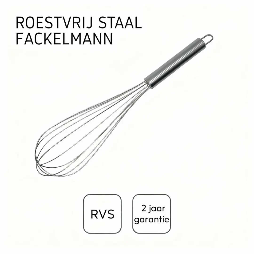 Fackelmann Elemental Keuken- en Bakgarde 32cm - Roestvrij staal
