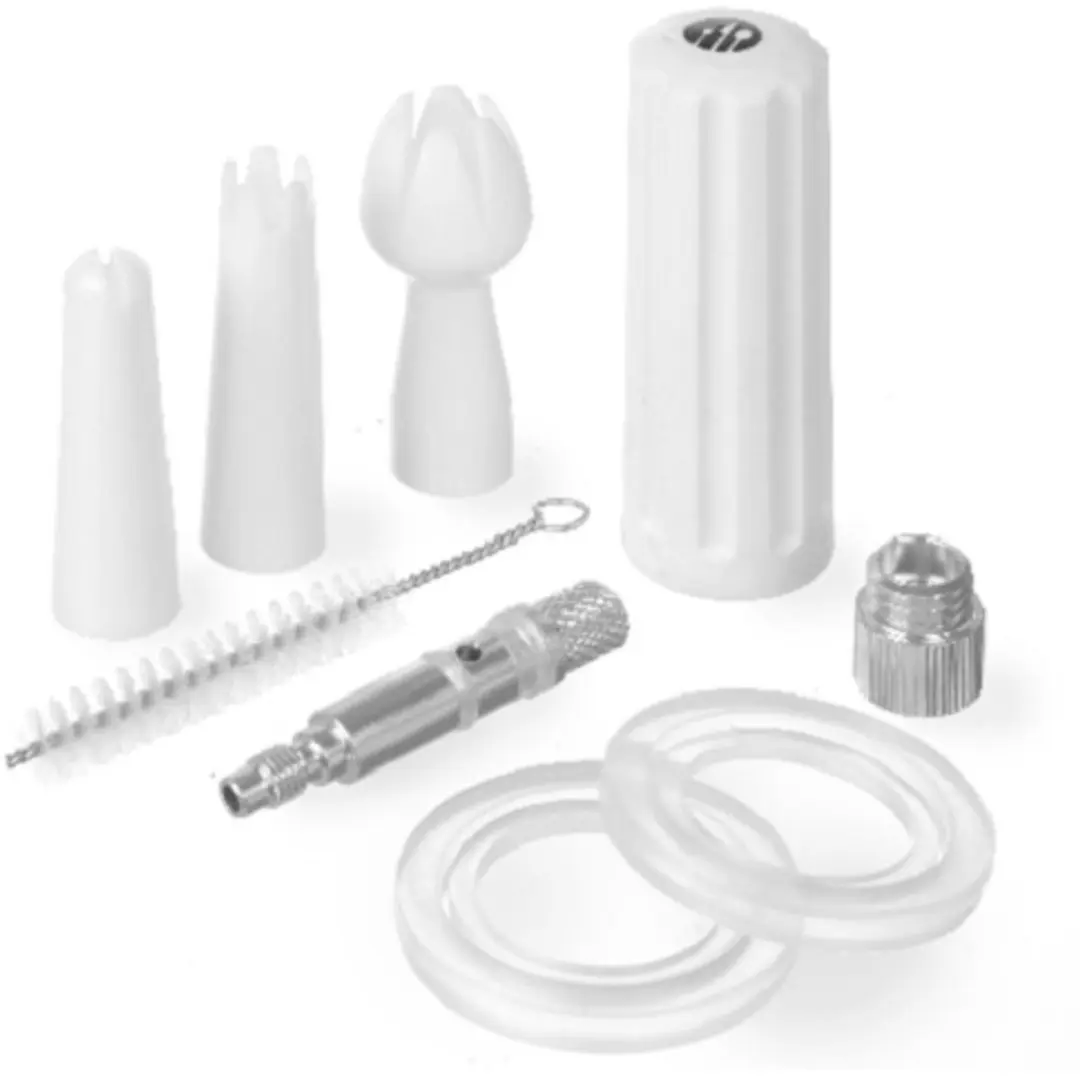 Hendi Slagroomapparaat 500ml - Wit - Inclusief accessoires