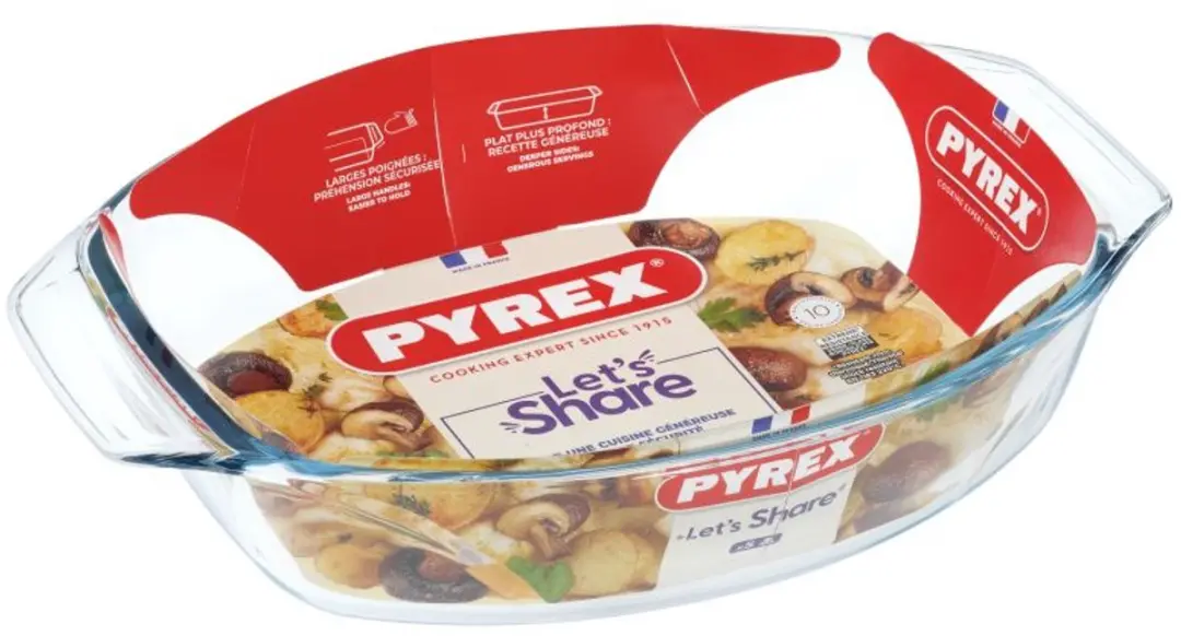 PYREX Let's Share Ovenschaal 700ml - Transparant