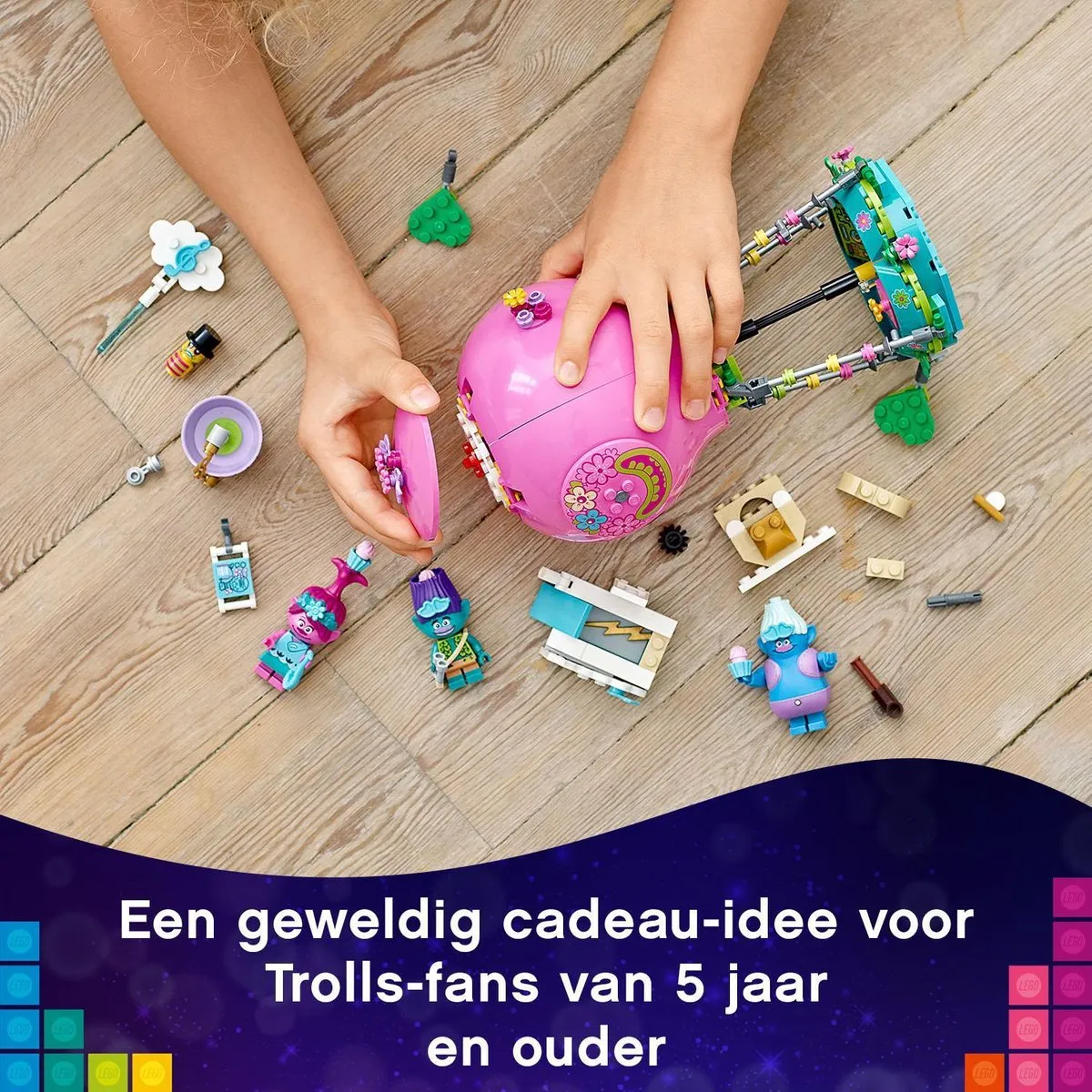 LEGO Trolls Poppy's Luchtballonavontuur 41252 - 103 Stukken - afbeelding 4 van 6