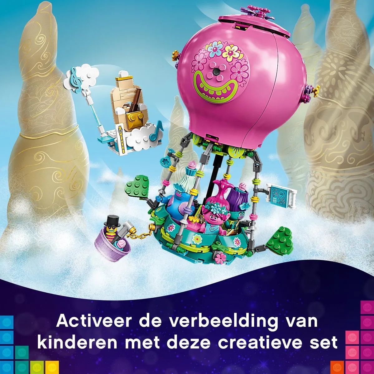 LEGO Trolls Poppy's Luchtballonavontuur 41252 - 103 Stukken - afbeelding 2 van 6