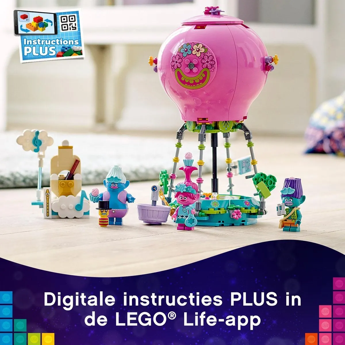 LEGO Trolls Poppy's Luchtballonavontuur 41252 - 103 Stukken - afbeelding 3 van 6