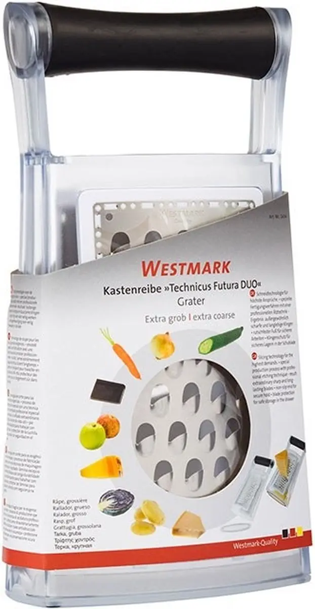 Westmark Technicus Duo Handrasp - 13x6,5cm - Transparant
