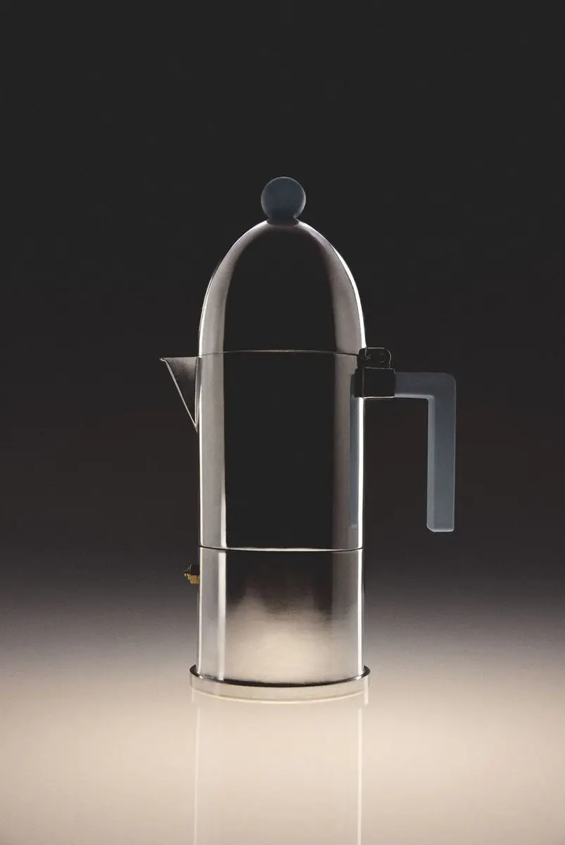 Alessi La Cupola 6-kops Inductiepercolator - Blauw - afbeelding 2 van 2
