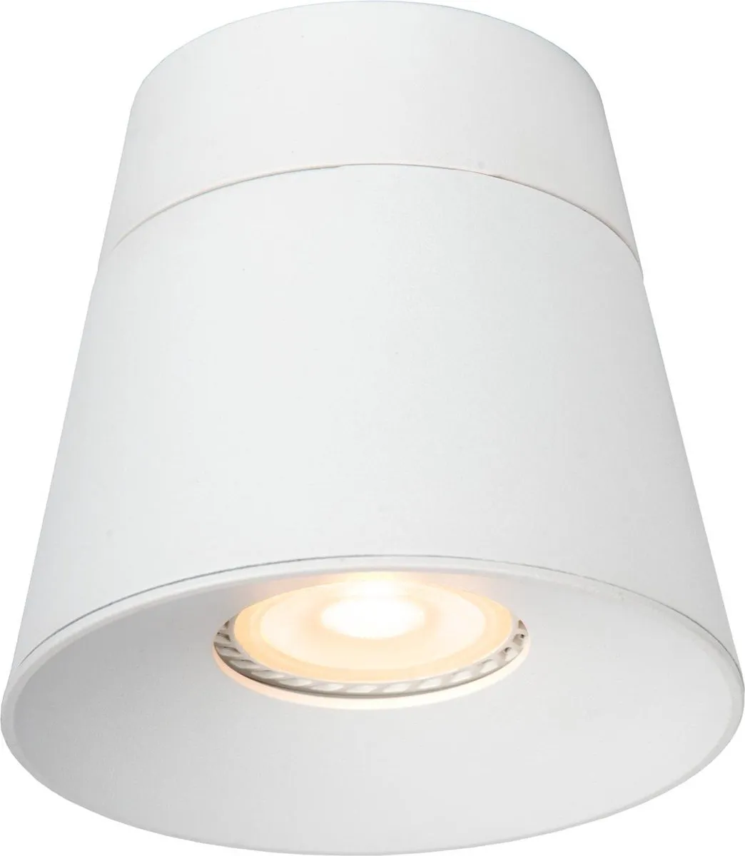 Lucide Trigono Plafondspot GU10 - Ø10,5cm - Wit