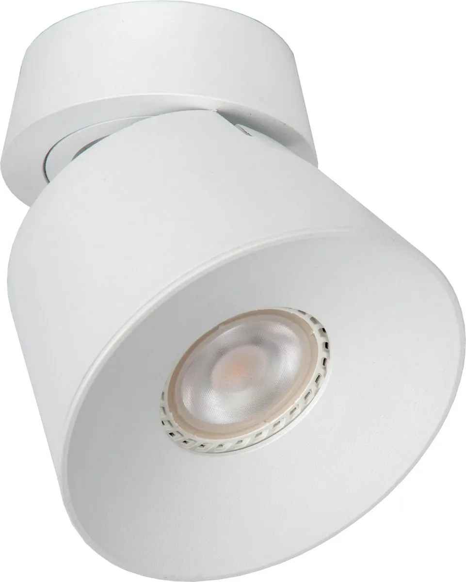 Lucide Trigono Plafondspot GU10 - Ø10,5cm - Wit