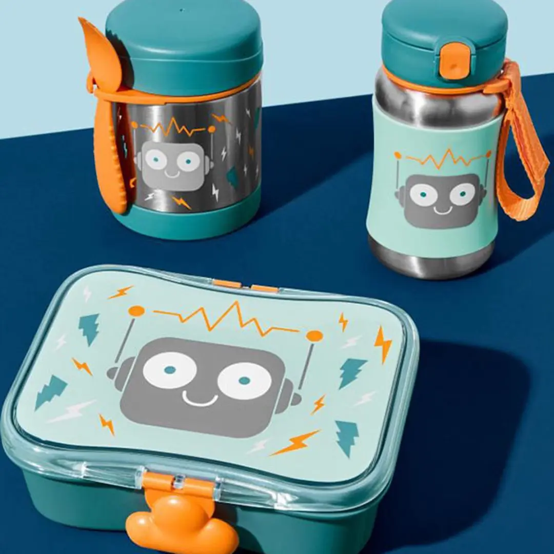 Skip Hop Spark Style Lunchbox Robot - 0,7L - 2 Vakken - Mix - afbeelding 3 van 6